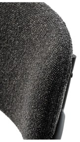 Tmavosivá jedálenská stolička Zama – Unique Furniture