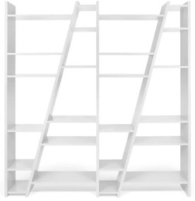 Matná biela knižnica TemaHome Delta