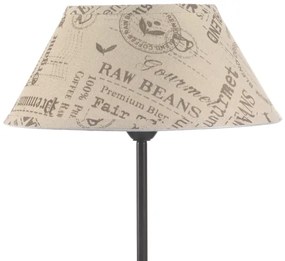 ONLI - Stolná lampa MAIDA 1xE27/15W/230V 38 cm hnedá