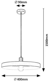 Rabalux 72017 - Luster na lanku ALATAR 1xE27/40W/230V