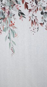 ZÁVES NA KRÚŽKOCH MEG, SADA 2KS 140X260 CM KVETY