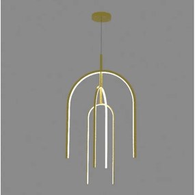 Zambelis 1931 - LED Stmievateľný luster na lanku LED/80W/230V zlatá