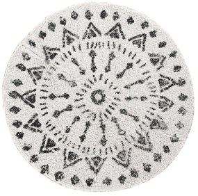 H&S Decoration Koberec Jasmine1, (fi) 70 cm, biela/čierna