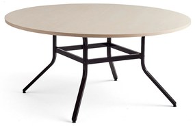 Stôl VARIOUS, Ø1600 mm, výška 740 mm, čierna, breza