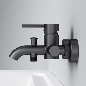 Vaňová a sprchová batéria AM.PM Spike FPA10022 jednopáková, čierna