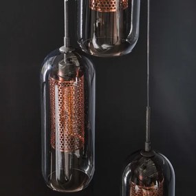Luster 78-30 3L Smoke Glass  - Komfort-nábytok