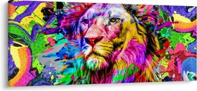 Obraz - 3D obraz leva (120x50 cm)