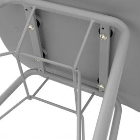 MI Stolička EMMA sivá