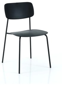 Čierne jedálenské stoličky v súprave 2 ks Primary - Tomasucci
