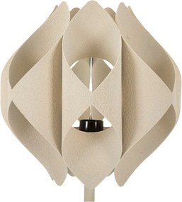 Béžová stolová lampa s kovovým tienidlom (výška 57 cm) Space – Mauro Ferretti