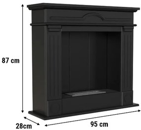 Stojaci biokrb čierny December s vlastnou montážou