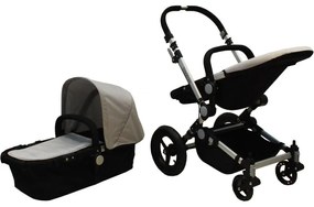 Detský kombinovaný kočík BaoBao Premium Silver