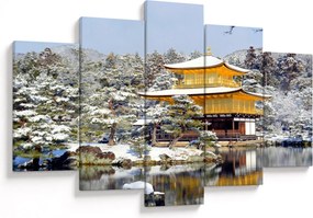 Obraz - Kinkakudži, Japonsko (150x105 cm)