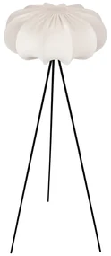 Biela stojacia lampa s textilným tienidlom (výška 147 cm) Cafee – Candellux Lighting