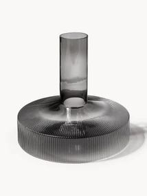 Ručne fúkaný reliéfny dekantér Ripple, 1,1 l
