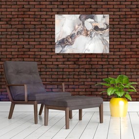 Sklenený obraz - Imitácia mramoru (70x50 cm)