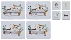 Prestieranie a tácky v súprave 8 ks Curious Dogs – Cooksmart ®
