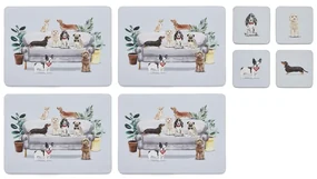 Prestieranie a tácky v súprave 8 ks Curious Dogs – Cooksmart ®