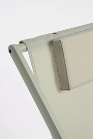 Taupe kovové záhradné ležadlo Taylor – Bizzotto