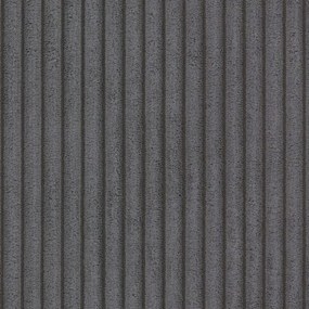 Tmavosivá menčestrová rozkladacia/s úložným priestorom rohová pohovka Sara – Ropez