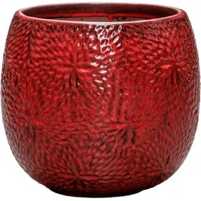 Kvetináč Marly Pot červený 30x28 cm