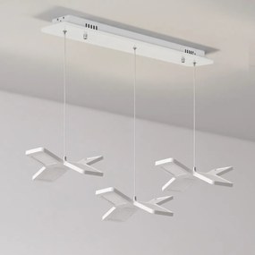 Závesné LED svietidlo Pixels, 3x LED 75w, 4000k, w