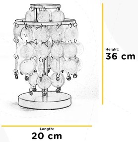 ONLI - Stolná lampa RUBEN 2xE14/6W/230V