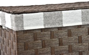 Kôš na bielizeň hnedý Rozmery (cm): 43x34, v. 64