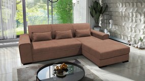 XXXLutz ROHOVÁ SEDAČKA, textil, staroružová MID.YOU - Sedačky - 001574006516