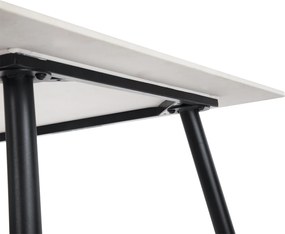 Noela Jedálenský stôl s keramickou doskou v dekore bieleho mramoru CERAMON 120