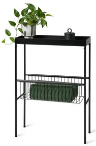 Úzka konzola s odkladacími plochami