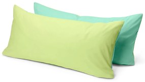 Obliečky na vankúš z renforcé, 2 ks, žltá a zelená