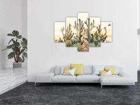 Obraz - Púšť, aquarel (150x105 cm)