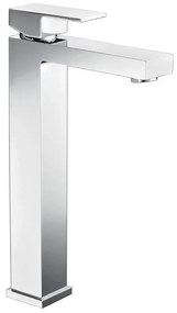 Mexen CUBE - Vysoká umývadlová batéria, chrómová, 72910-00