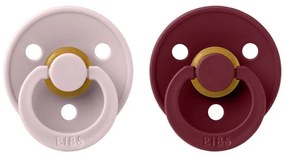 BIBS Okrúhle cumlíky Colour 2ks Pink Plum/Elderberry 1