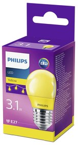 E27 P45 LED žiarovka 3,1 W, žltá