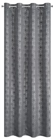 ZÁVES NA KRÚŽKOCH KAJA 135X250 CM VZOROVANÁ