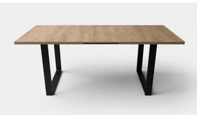 Rozkladací jedálenský stôl COLIN dub