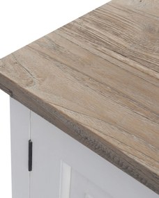 RTV skrinka Brighton 150 x 40 x 65 cm white&amp;natural