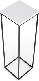 STOJAN NA KVETINÁČ SIMPLE 80X24X24 CM ČIERNA/BIELA