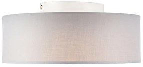 Stropná lampa šedá 30 cm vrátane LED - Drum LED