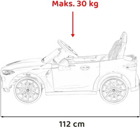 Elektrické autíčko BMW M4 modré