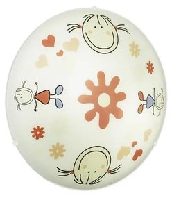 EGLO 88973 - Detské stropné svietidlo JUNIOR 2 2xE27/60W farebná