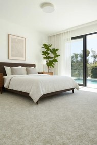 Condor Carpets, Metrážny koberec Serena 6662, na mieru, šíře 4m,5m, zelená, filc, obývacia izba