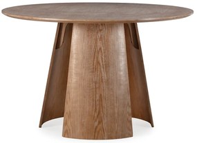 Okrúhly jedálenský stôl v dekore duba ø 120 cm Zuri – MOME