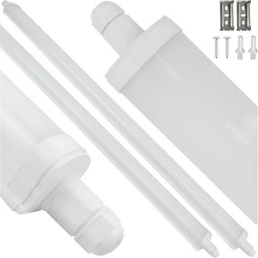 2X LED svietidlo hermetické 120cm 60W 6600lm 4000k IP65