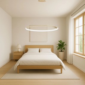 Toolight Toolight, LED závesné svietidlo 60cm, 37W, 3000K, LHJ002-CP, zlatá lesklá, OSW-60000