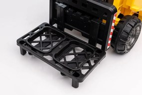 LEAN CARS Akumulátorový vysokozdvižný vozík WH101 žltý