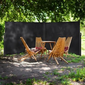 Bočná terasová markíza 200×600 cm – antracitová