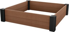 Curver Vyvýšený záhon – Vista Modular 121,5 x 121,5 x 27 cm, hnedý